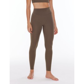 ENERBLOOM Workout Yoga Leggings for Women High Waisted Compression Pants 25"/28" Cream Feeling Tight No Front Seam X-Large