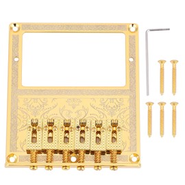Saddle Guitar Bridge Humbucker Pickup Slot for TL Telecaster Electric Guitars Gold Branches