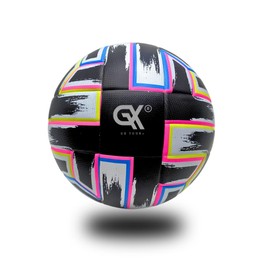 GX TOUR+ Thermo Bonded Polyurethane Soccer Ball Size 5 – Tournament Quality, All-Surface Play, Eco Leather Cover, Outdoor Sports, Premium Size 5 Soccer Ball for Training & Competitive Matches