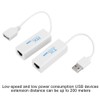 USB 2.0 200M Extender RJ45 Ethernet Extension Cable Network Cable