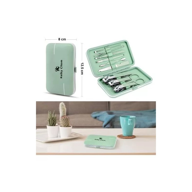 Keiby Citom Set De Manicura, Kit De Cortaúñas De Viaje,