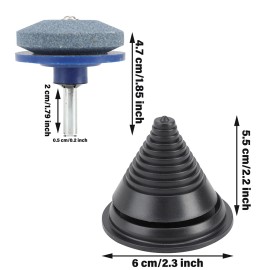 Lawn Mower Blade Balancer Sharpener Set For Lawn Mower Tractor Garden Tools
