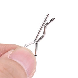 50-Pack RC Clip Pin Universal 1/10 1/12 1/16 Scale Bent Body Clips Pins Remote Control Toys for RC Car Replacement Rc Car Model Accessory