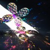 Colorful Crystal Cross Standing Decor