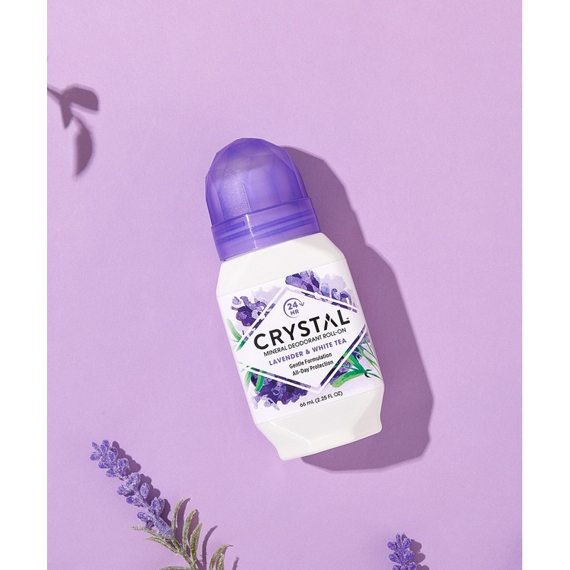 Crystal Lavender Roll-On 66ml 2ea