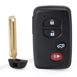 KeylessAutoParts HYQ14AAB for Toyota Highlander 2007-2014 Keyless Remote Smart Key Fob -0140