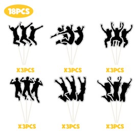 Trampolining Cupcake Toppers, Trampoline Sports Themed Party Decor - Jump Baby Shower Party Favors - Let’s Jump Wedding Party Decorations