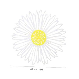 FELTECHELECTR 3Pcs Spring Daisy Flower Banner Garland Vivid Party Hanging Decor for Weddings Easter and Photography Backdrops Easy to Hang and Reusable Party Supplies