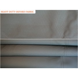 Softclub Replacement Swing Seat Cover Garden Heavy Dudy 600D Oxford Fabric Swing Chair Cover Outdoor Garden Hommock Chair Universal Fit for 2&3 Seater Swing Chair (138 * 48 * 48cm, Grey)