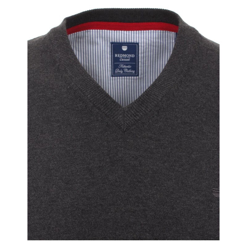 Redmond Plain Sweater Vest, 79 Grey