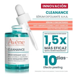 Avene Cleanance Sérum Exfoliante 30ml Tipo de piel Grasa Momento de aplicación Día/Noche
