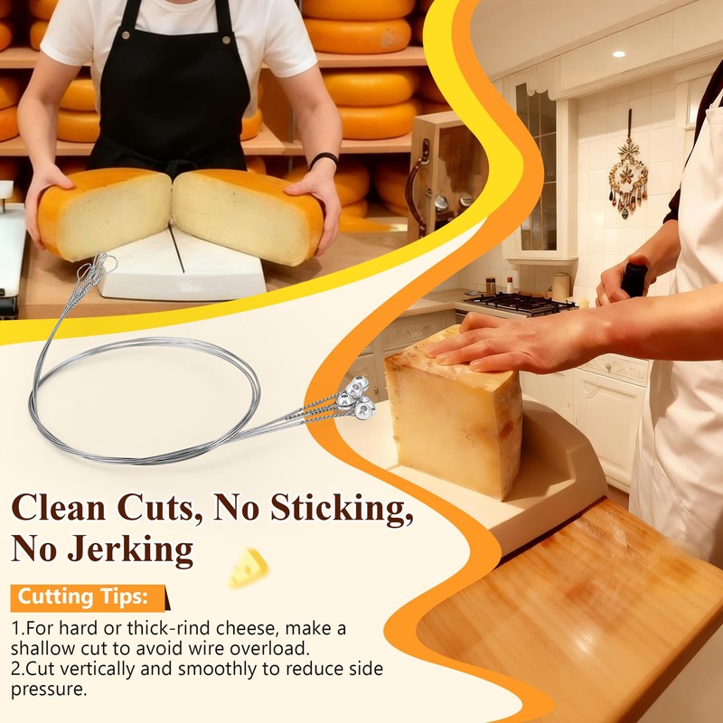 Cheese Cutting Wires Compatible with Boska Cheese Commander Pro/Pro+,6 Pc