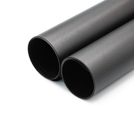 DUCLUS 20x37Inch PP Professional Photography Backdrop, 2-Pack Waterproof Matte Photo Backgrounds for Jewelry, Small Product Shooting, 20-inch LightBox and Flat Lay Photography Black+Black