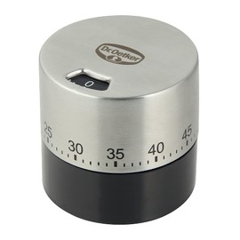 Dr.Oetker Kitchen timer Profi 6,5 cm in silver, Stainless Steel, 6.5 x 5 x 5 cm