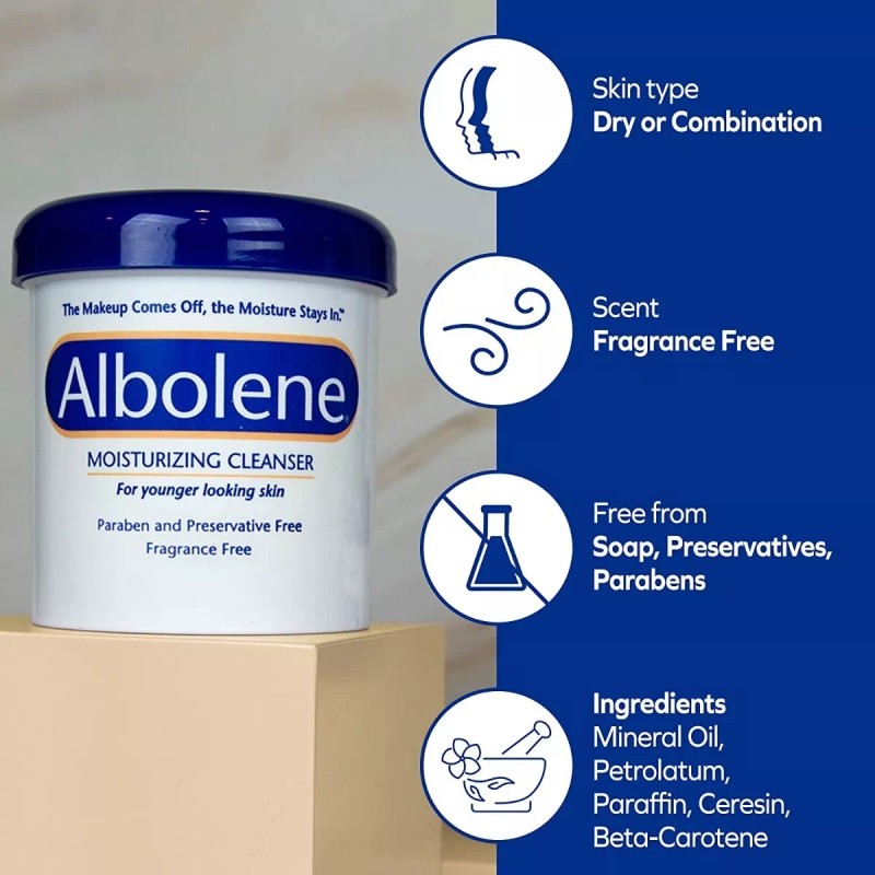 Albolene Limpiador Hidratante Albolene Desmaquillante Pack 2 (340gr)