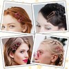 Shimmeroo 16PCS Snap Hair Clips Metal Leopard-Print Hairpin Star Water
