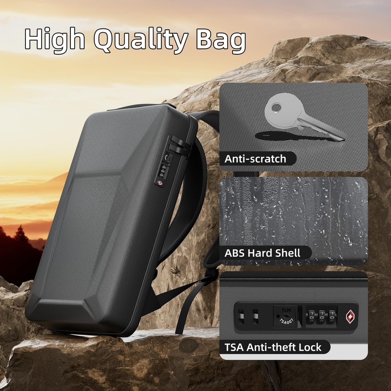 DAIERTEK Starlink Mini Case Hard Shell Starlink Mini Backpack for