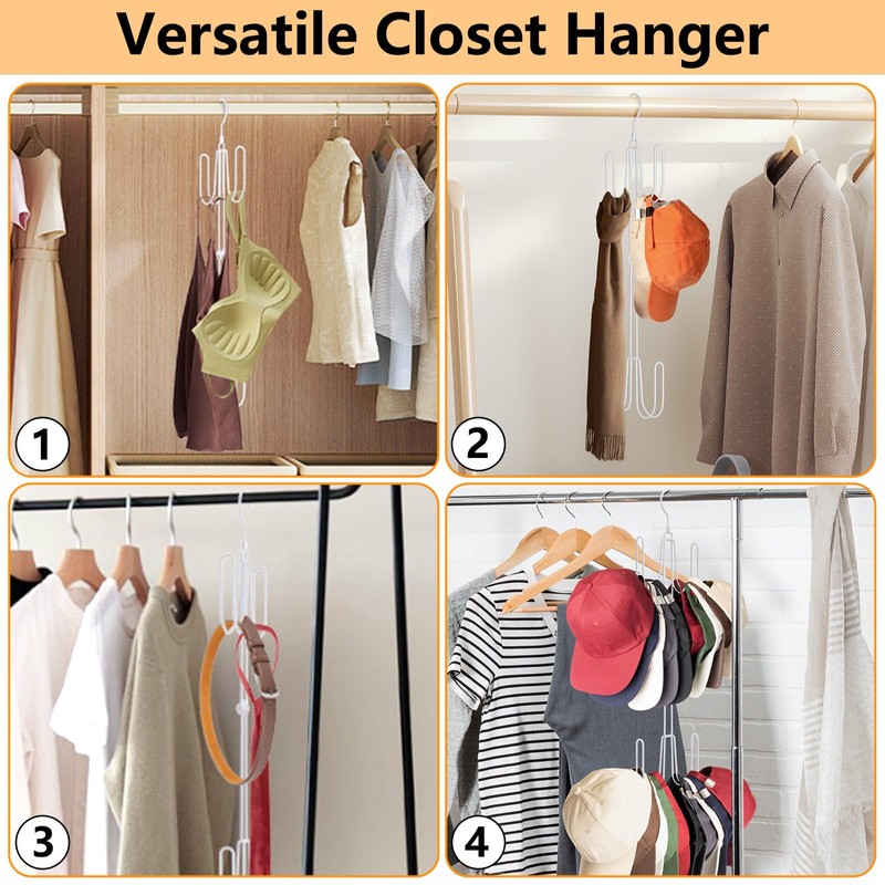 NANATI Hat Hangers for Closet, 1 Pack Stainless Steel Hat
