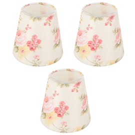 Cloth Lamp Shade Flower Pattern Clip On Bulb Lampshade for Table Lamp Chandelier Floor Lamp