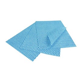 EcoTech EWF25B Envirowipe Compostable Folded Cloth, Blue (pack of 25)