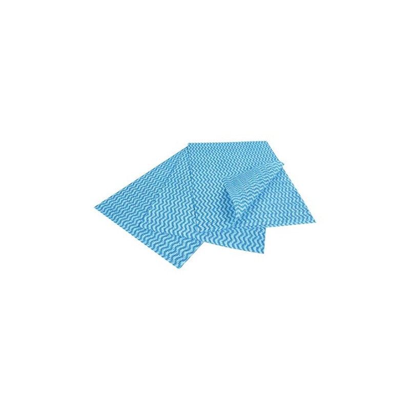 EcoTech EWF25B Envirowipe Compostable Folded Cloth, Blue (pack of 25)