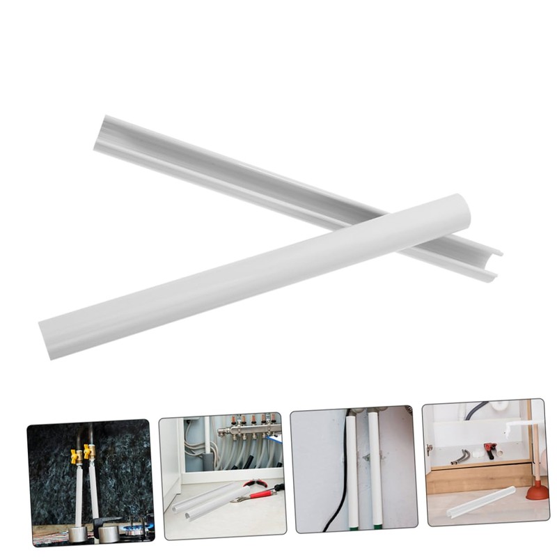 LABRIMP 4PCS Decorative Pipe Covers for Bathroom Stylish Heat Pipe