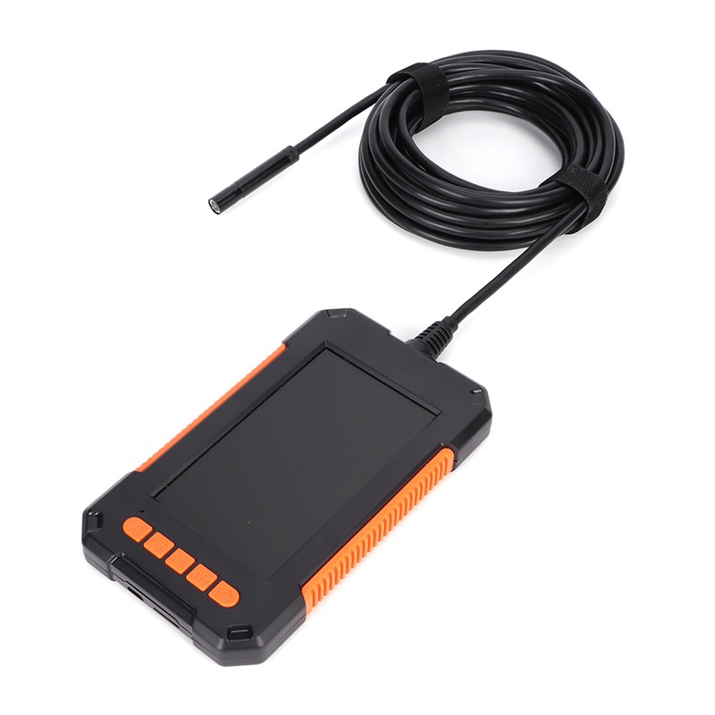 4.3in LCD 1080P Handheld Endoscope IP67 8mm Waterproof Borescope Inspection