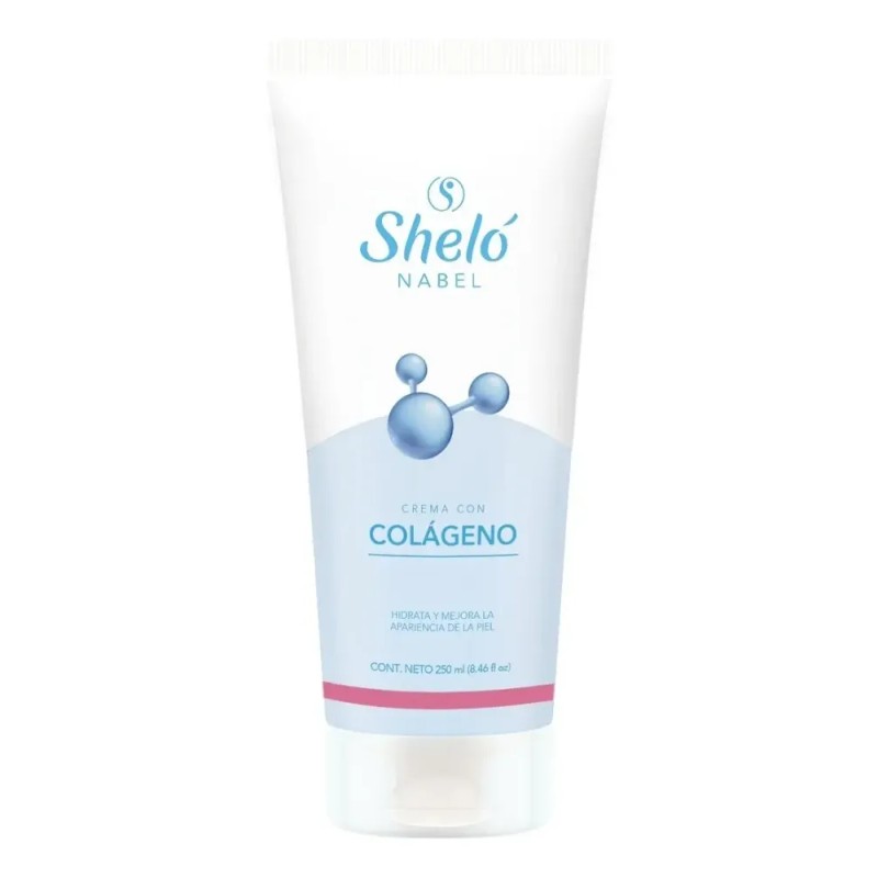 Crema Con Colágeno Hidratante Sheló Nabel Antiarrugas 250ml