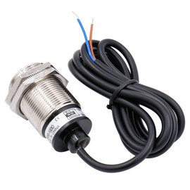 Heschen M30 Inductive Proximity Sensor Switch PR30-10DO Cylindrical Type Detector 10mm DC12-24V 2-Wire NO(Normally Open) CE