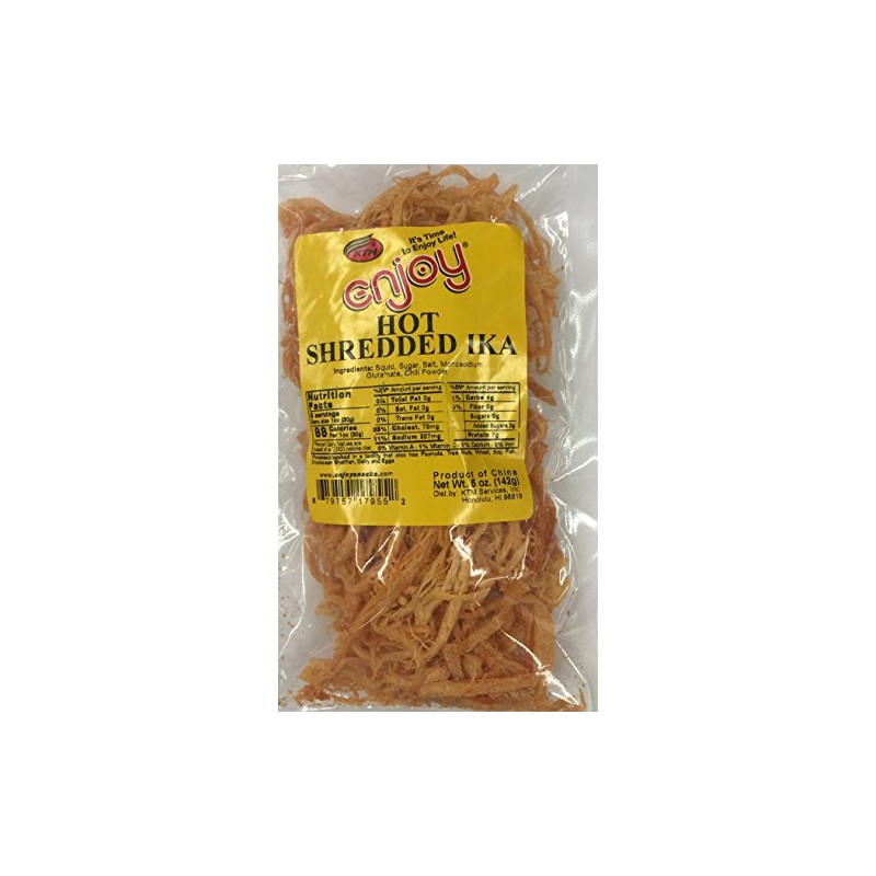Enjoy Hawaii Snacks Hot Shredded Saki Ika Cuttlefish Squid