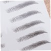 SAFIGLE 2pcs Eyebrow Stickers Imitation Hair Like Transfer Tool for
