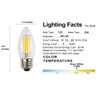 OPALRAY DC 12V Input 4W LED Bulb, Dimmable with 12V