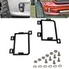 XJMOTO Front Hidden Bumper Replacement LED Fog Light Mounting Brackets