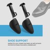 Happysnow 5 Pairs Practical Plastic Length Adjustable Men's Shoe Tree