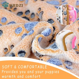 Dog Blankets for Medium Large Dogs Washable, 3 Pack Pet Blanket Washable 41" x 31", Fuzzy Soft Puppy Blanket Throw Cover for Kennel Crate Bed, Blanket for Dogs, Pet Blankets for Dogs | NXDZI
