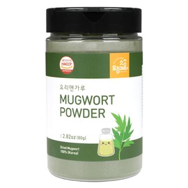 TOJONGHERB Mugwort Powder/ 2.82oz/ korean Mugwort/Fine Grain/green Powder for Food Coloring