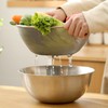 Generic 304 Stainless Steel Colander with Mixing Bowl, Rice Washing