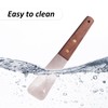 Muka Ice Cream Scoop, Stainless Steel Spade with Wooden Handle