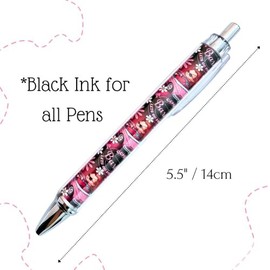 YJ PREMIUMS Set de Lápices de Terror – 7 piezas Máscara Aterradora Muñeca Espeluznante Cara de Payaso Gótico Cosas Raras, Decoración de Oficina de Hal