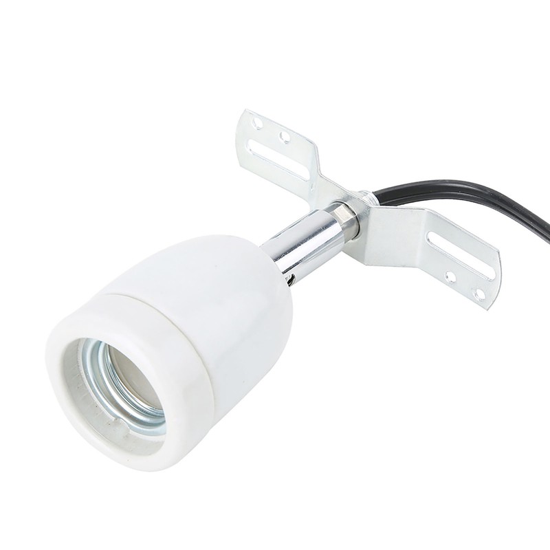 E27 Rotatable Reptile Pet Clip Heat Lamp Bulb Base Socket