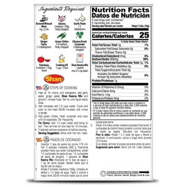 Shan Keema Masala Mix 1.76 oz (50g) - Meat Seasoning Spice for Delicious Stir-Fried Ground Meat - Airtight Packaging - Ideal for Cooking Best Beef Seasoning for Easy Meal Prep (Pack of 1)