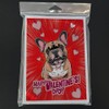 Caroline's Treasures French Bulldog Happy Valentine's Day Greeting Cards Pack