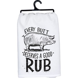 Primitives by Kathy Every Butt Deserves A Good Rub Decorative Kitchen Towel