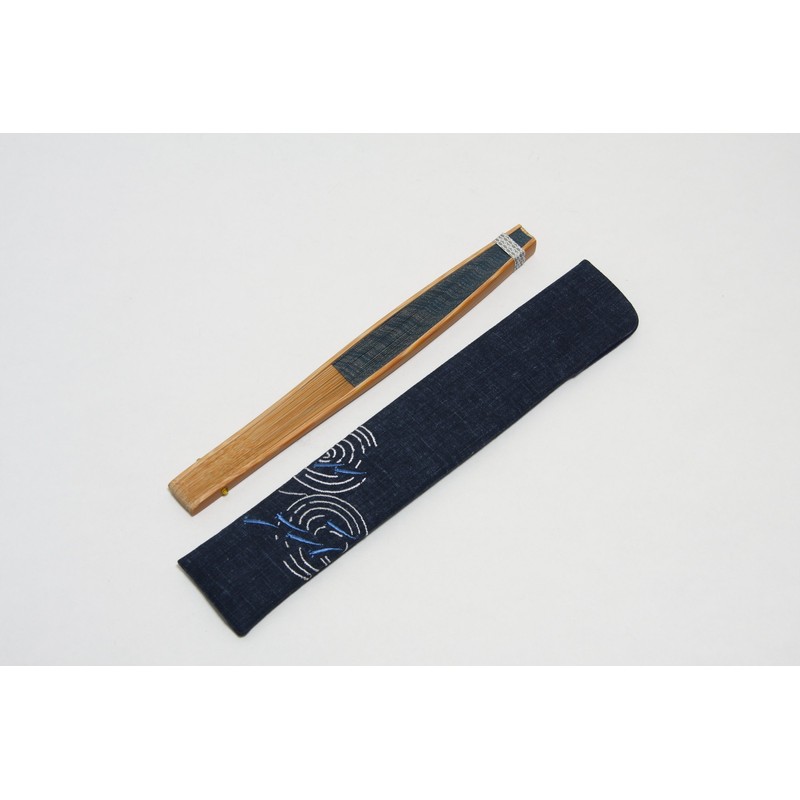 Hasegawa Kyō Fan, Kasumi, Kyoto Artisans, Handmade, Fan Bag Included,
