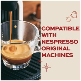 Kimbo 10 Count Espresso Decaf Capsules in Aluminium - Smooth & Rich Italian Roast for Nespresso