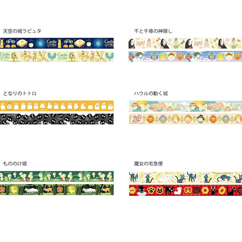 My Neighbor Totoro Masking Tape Full of Ghibli