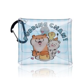 Kawauso0001 Clear Multi Case, SS Size, Small Storage Case, Carabiner, Earphones, Mini, Wired/Wireless, Storage, Airpods Case, Bag Accessories, Pouch, For Work or School Commutes, Women's, Men's,