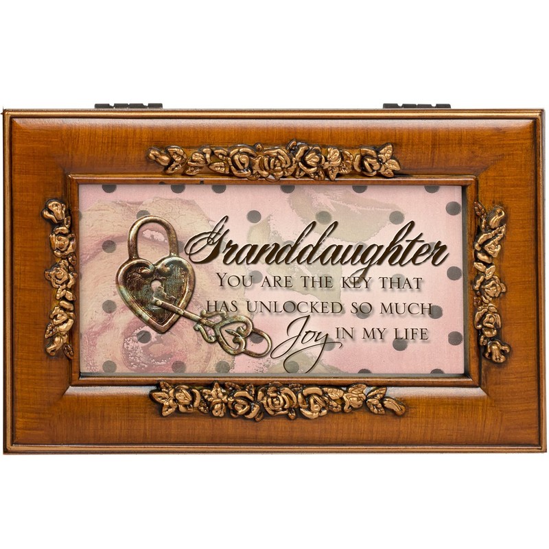 Cottage Garden Granddaughter So Much Joy Burlwood Petite Rose Jewelry