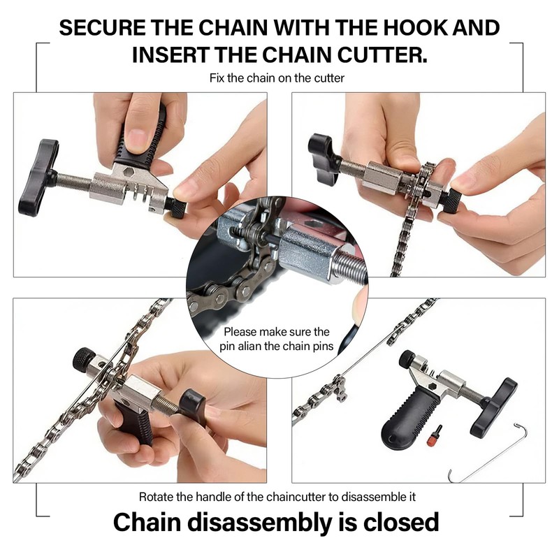 Ledebouk Chain Riveter Bicycle, Bicycle Chain Tool, Chain Riveter Bicycle