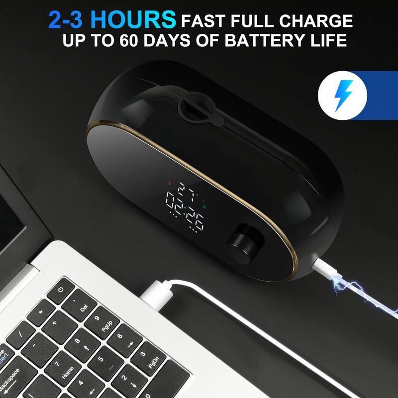 Automatic Liquid Soap Dispenser Wall Mount Rechargeable Touchless Adjustable Auto